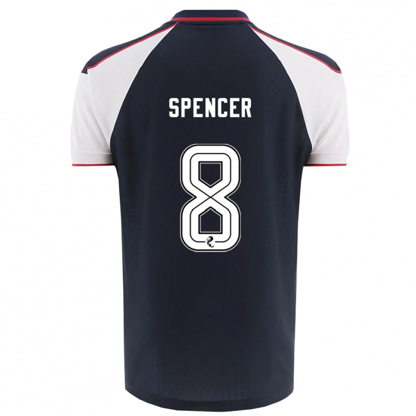 Danxen Herren Brad Spencer #8 Marine Weiß Heimtrikot Trikot 2025/26 T-Shirt