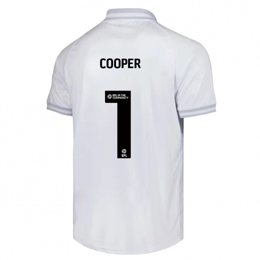 Danxen Herren Murphy Cooper #1 Weiß Grau Schwarz Auswärtstrikot Trikot 2025/26 T-Shirt