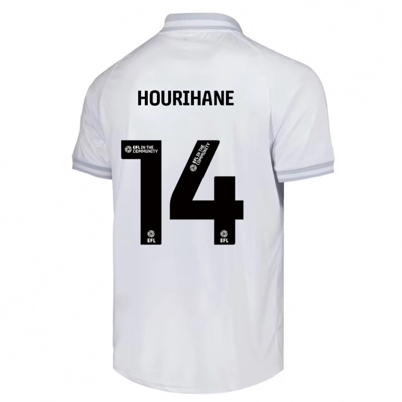 Danxen Herren Conor Hourihane #14 Weiß Grau Schwarz Auswärtstrikot Trikot 2025/26 T-Shirt