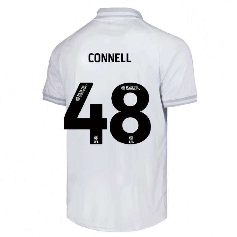 Danxen Herren Luca Connell #48 Weiß Grau Schwarz Auswärtstrikot Trikot 2025/26 T-Shirt
