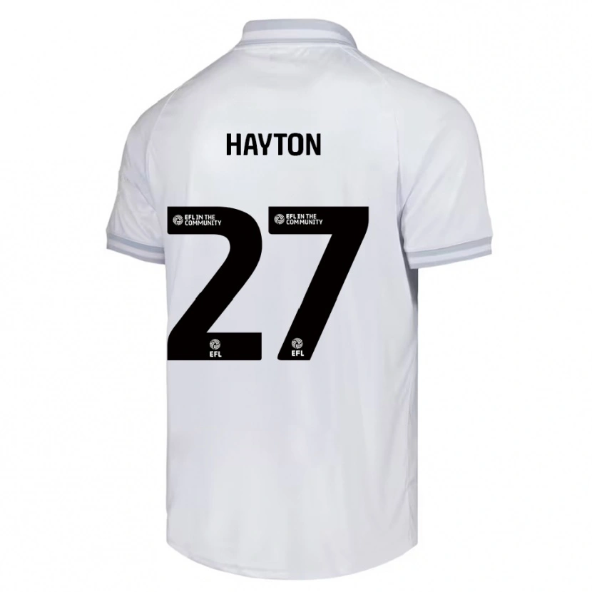 Danxen Herren Adam Hayton #27 Weiß Grau Schwarz Auswärtstrikot Trikot 2025/26 T-Shirt