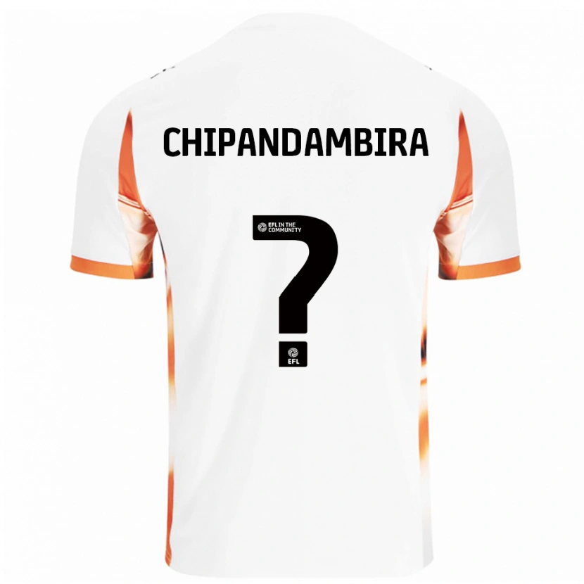 Danxen Herren Tafadzwa Chipandambira #0 Weiß Orange Schwarz Auswärtstrikot Trikot 2025/26 T-Shirt
