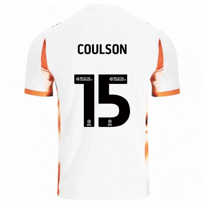 Danxen Herren Hayden Coulson #15 Weiß Orange Schwarz Auswärtstrikot Trikot 2025/26 T-Shirt