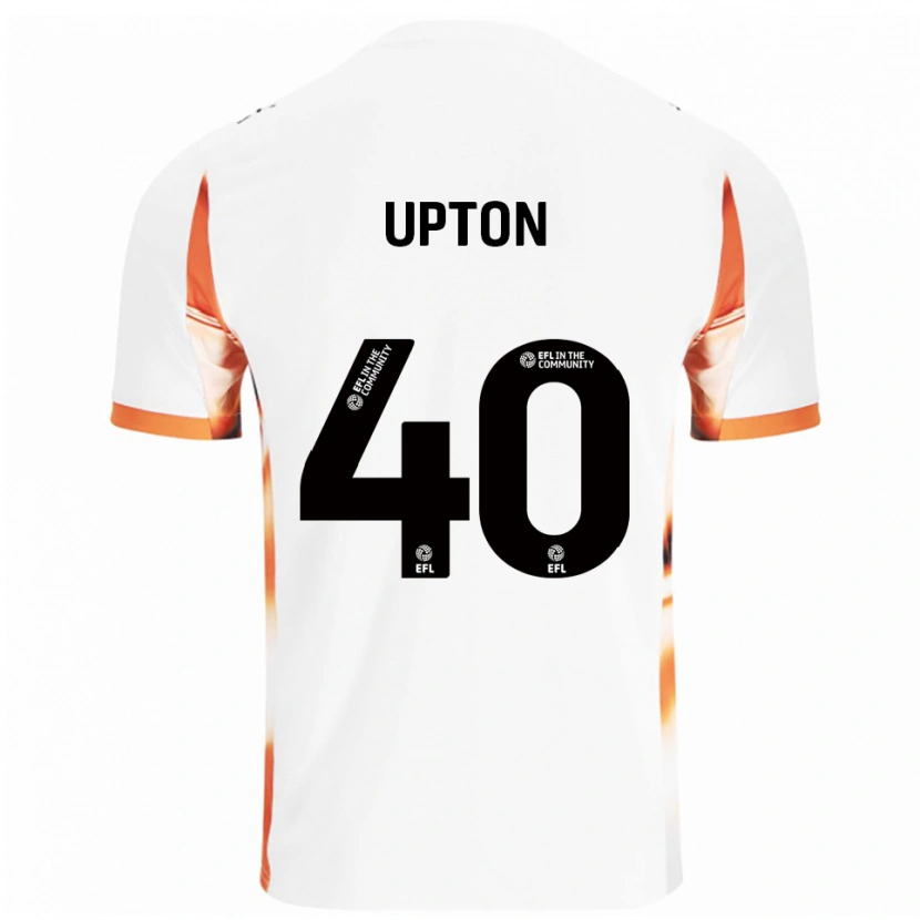 Danxen Herren Theo Upton #40 Weiß Orange Schwarz Auswärtstrikot Trikot 2025/26 T-Shirt