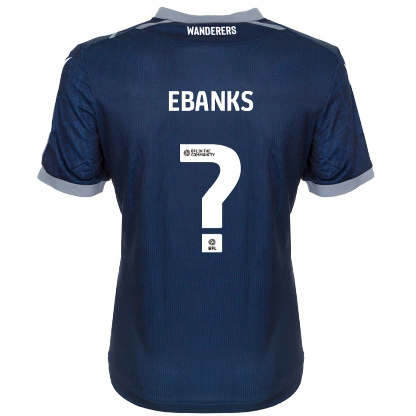 Danxen Herren Eve Ebanks #0 Marine Grau Auswärtstrikot Trikot 2025/26 T-Shirt
