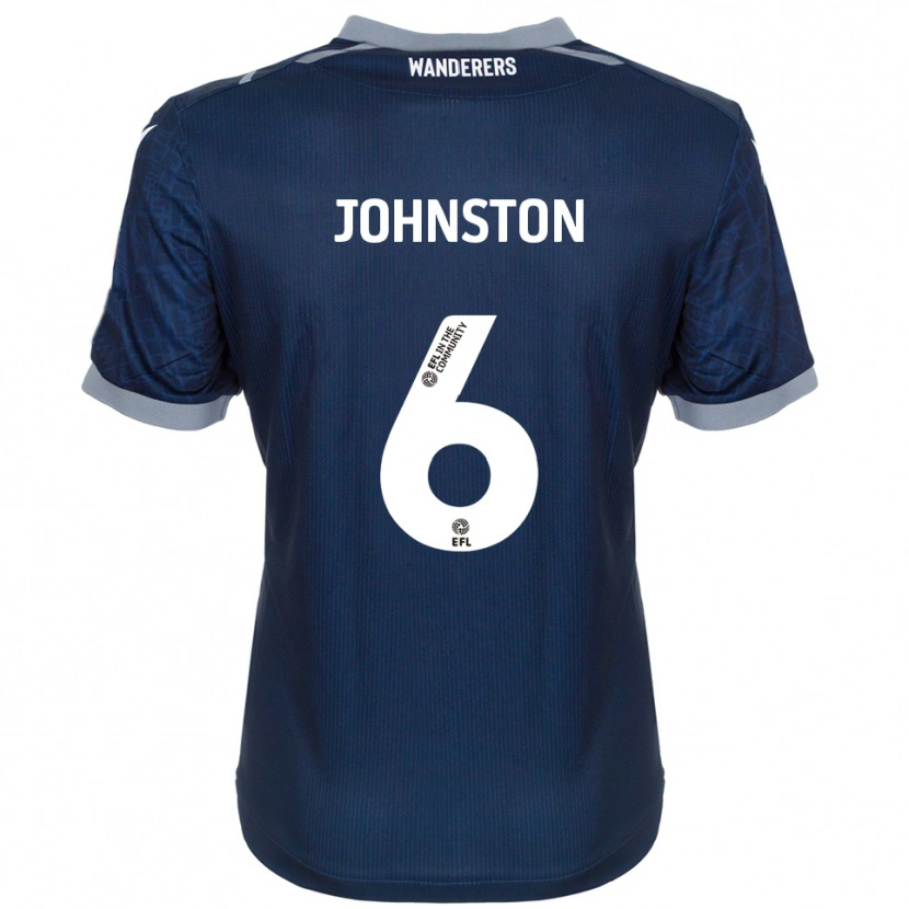 Danxen Herren George Johnston #6 Marine Grau Auswärtstrikot Trikot 2025/26 T-Shirt