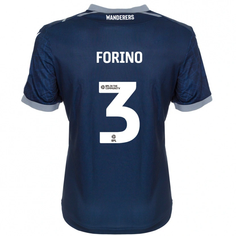 Danxen Herren Chris Forino #3 Marine Grau Auswärtstrikot Trikot 2025/26 T-Shirt
