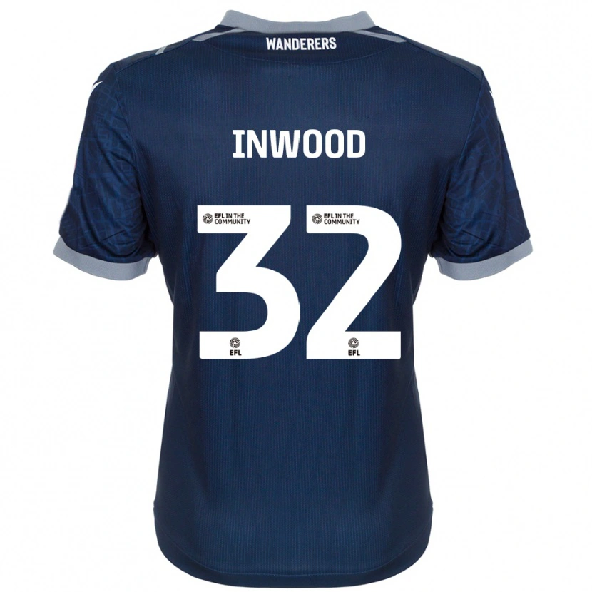 Danxen Herren Sam Inwood #32 Marine Grau Auswärtstrikot Trikot 2025/26 T-Shirt