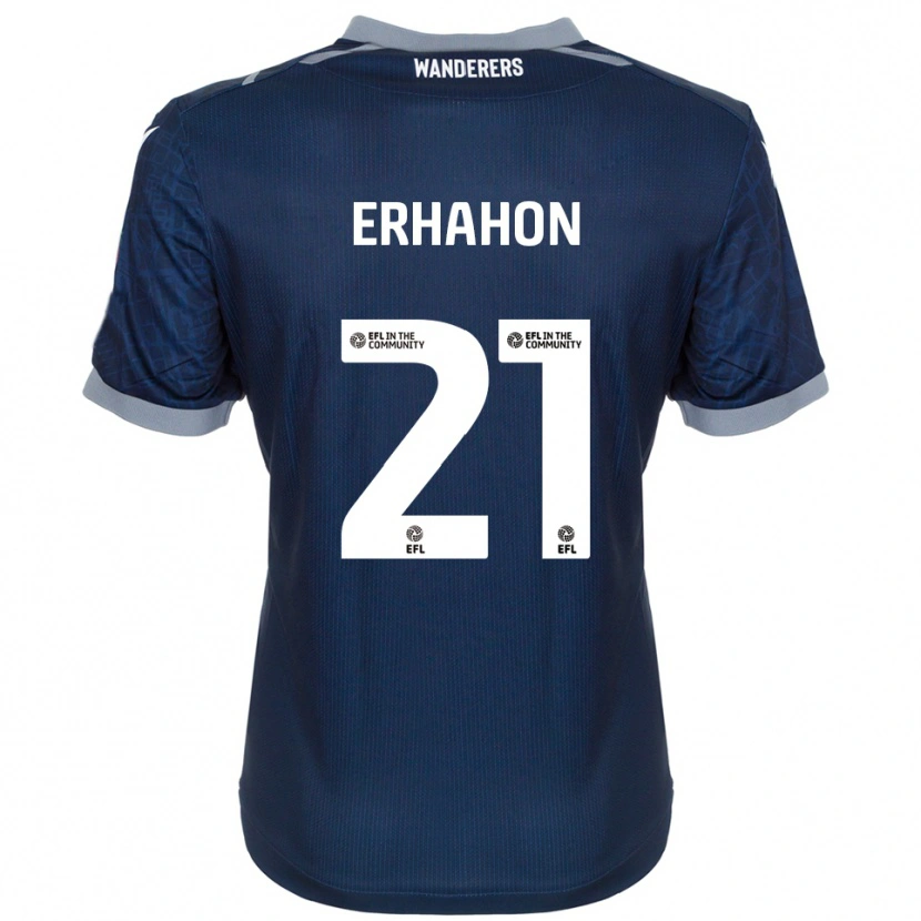 Danxen Herren Ethan Erhahon #21 Marine Grau Auswärtstrikot Trikot 2025/26 T-Shirt
