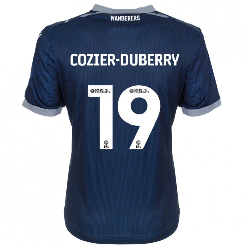 Danxen Herren Amario Cozier-Duberry #19 Marine Grau Auswärtstrikot Trikot 2025/26 T-Shirt