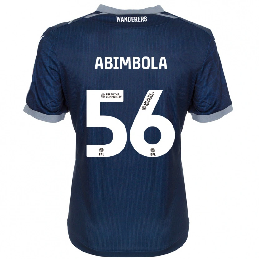 Danxen Herren David Abimbola #56 Marine Grau Auswärtstrikot Trikot 2025/26 T-Shirt