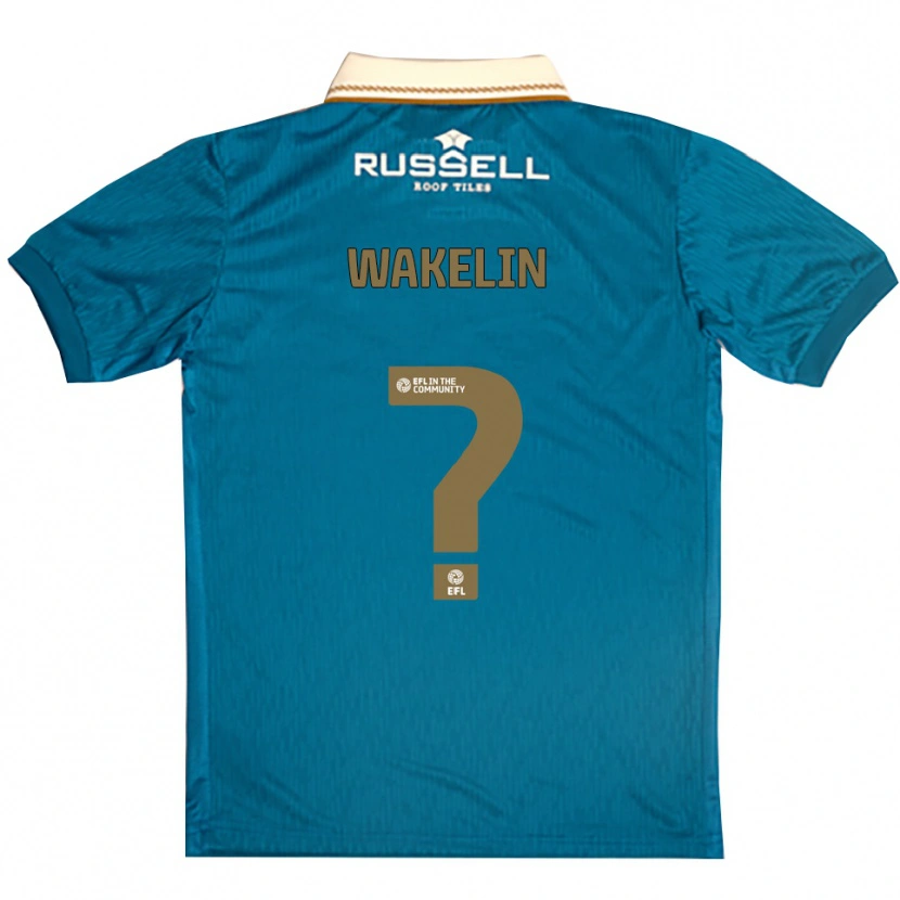 Danxen Herren Ronny Wakelin #0 Himmelblau Weiß Auswärtstrikot Trikot 2025/26 T-Shirt