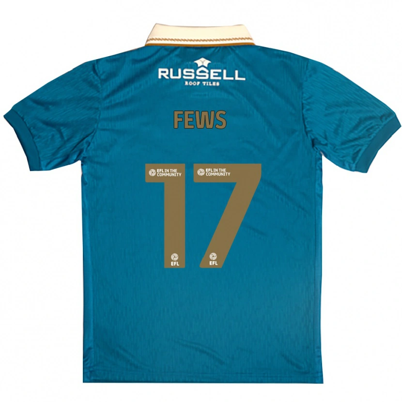 Danxen Herren Maddie Fews #17 Himmelblau Weiß Auswärtstrikot Trikot 2025/26 T-Shirt