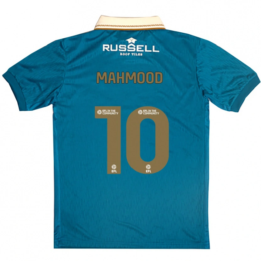 Danxen Herren Hajrah Mahmood #10 Himmelblau Weiß Auswärtstrikot Trikot 2025/26 T-Shirt