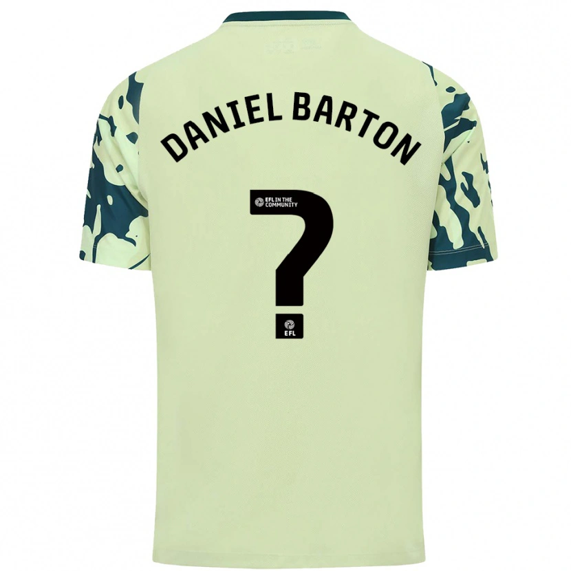 Danxen Herren Daniel Barton #0 Dunkelgrün Auswärtstrikot Trikot 2025/26 T-Shirt