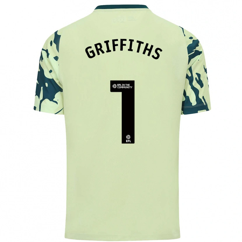 Danxen Herren Ewan Griffiths #1 Dunkelgrün Auswärtstrikot Trikot 2025/26 T-Shirt
