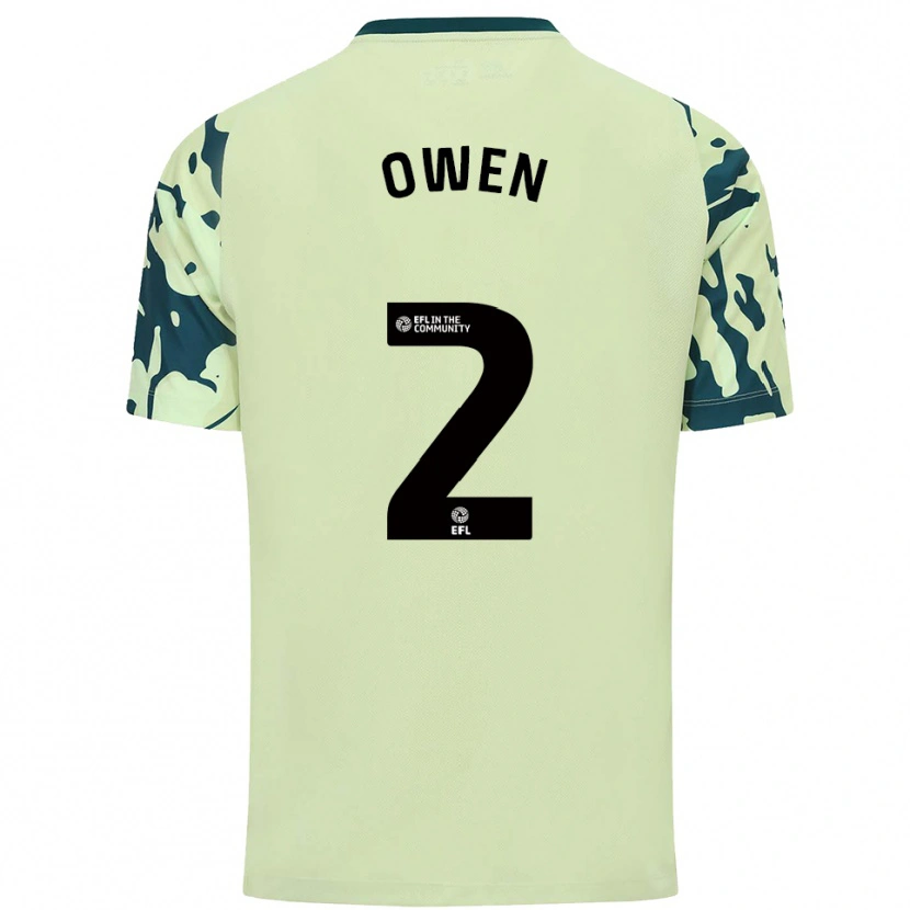 Danxen Herren Lisa Owen #2 Dunkelgrün Auswärtstrikot Trikot 2025/26 T-Shirt