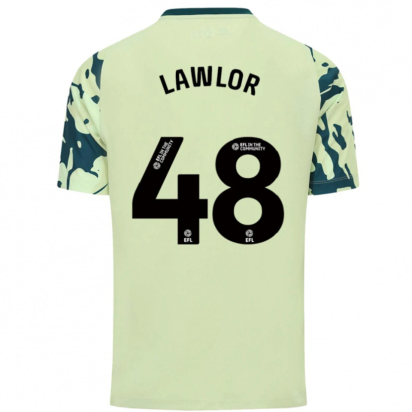 Danxen Herren Dylan Lawlor #48 Dunkelgrün Auswärtstrikot Trikot 2025/26 T-Shirt