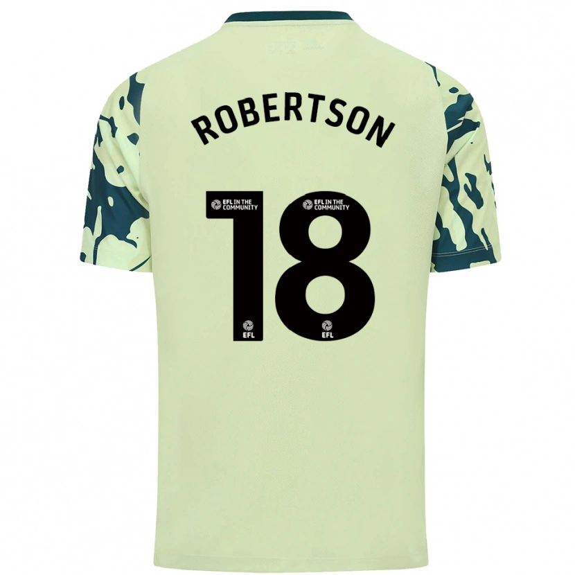 Danxen Herren Alex Robertson #18 Dunkelgrün Auswärtstrikot Trikot 2025/26 T-Shirt