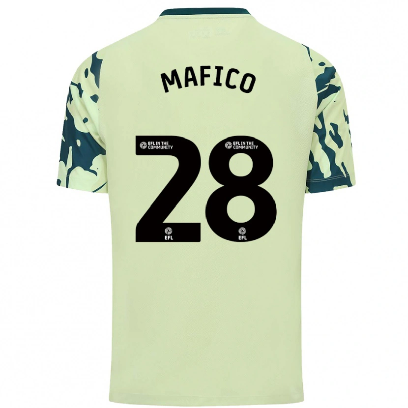 Danxen Herren Dakarai Mafico #28 Dunkelgrün Auswärtstrikot Trikot 2025/26 T-Shirt