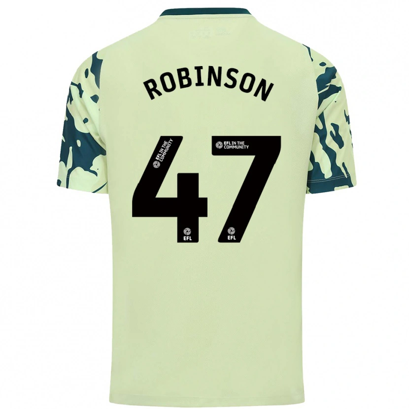Danxen Herren Callum Robinson #47 Dunkelgrün Auswärtstrikot Trikot 2025/26 T-Shirt