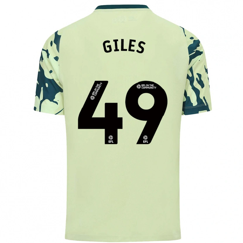 Danxen Herren Luey Giles #49 Dunkelgrün Auswärtstrikot Trikot 2025/26 T-Shirt