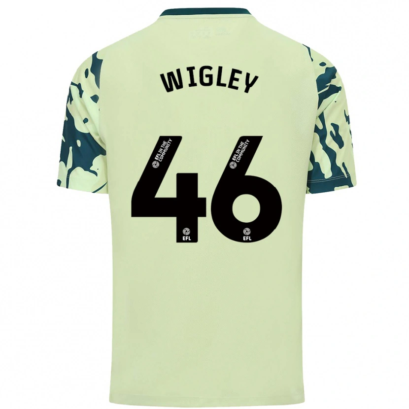 Danxen Herren Morgan Wigley #46 Dunkelgrün Auswärtstrikot Trikot 2025/26 T-Shirt