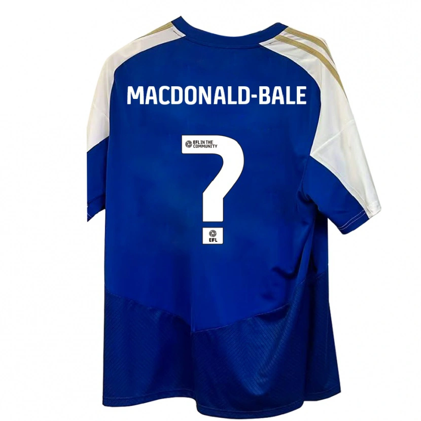 Danxen Herren Paige Macdonald-Bale #0 Blau Weiß Gold Auswärtstrikot Trikot 2025/26 T-Shirt