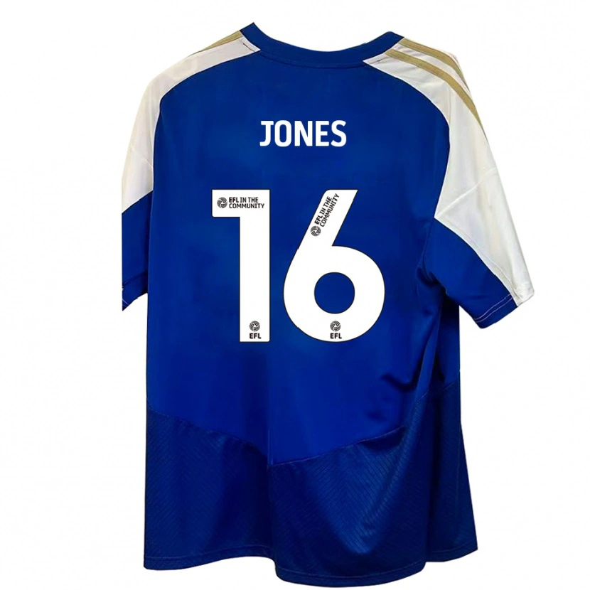 Danxen Herren Patrick Jones #16 Blau Weiß Gold Auswärtstrikot Trikot 2025/26 T-Shirt