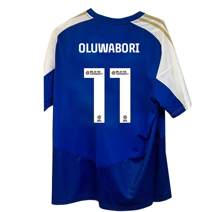 Danxen Herren Andrew Oluwabori #11 Blau Weiß Gold Auswärtstrikot Trikot 2025/26 T-Shirt