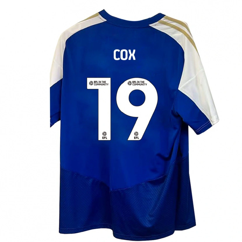 Danxen Herren Sonny Cox #19 Blau Weiß Gold Auswärtstrikot Trikot 2025/26 T-Shirt