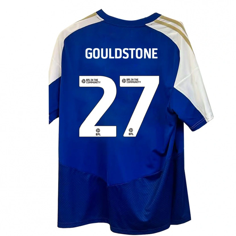 Danxen Herren Lemoni Gouldstone #27 Blau Weiß Gold Auswärtstrikot Trikot 2025/26 T-Shirt