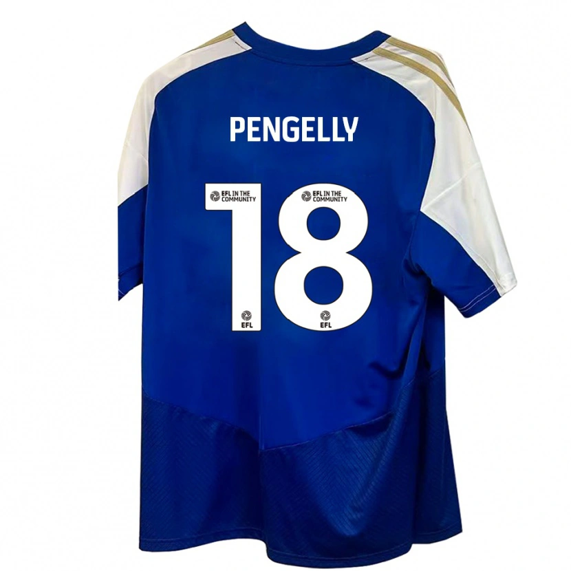 Danxen Herren Connie Pengelly #18 Blau Weiß Gold Auswärtstrikot Trikot 2025/26 T-Shirt