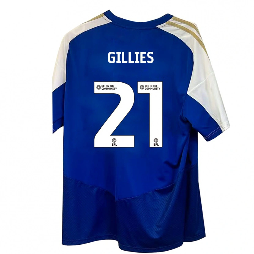 Danxen Herren Sophie Gillies #21 Blau Weiß Gold Auswärtstrikot Trikot 2025/26 T-Shirt