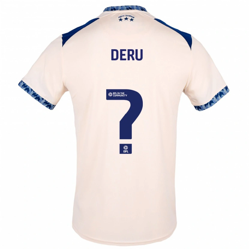 Danxen Herren Fopefoluwa Deru #0 Creme Marine Auswärtstrikot Trikot 2025/26 T-Shirt