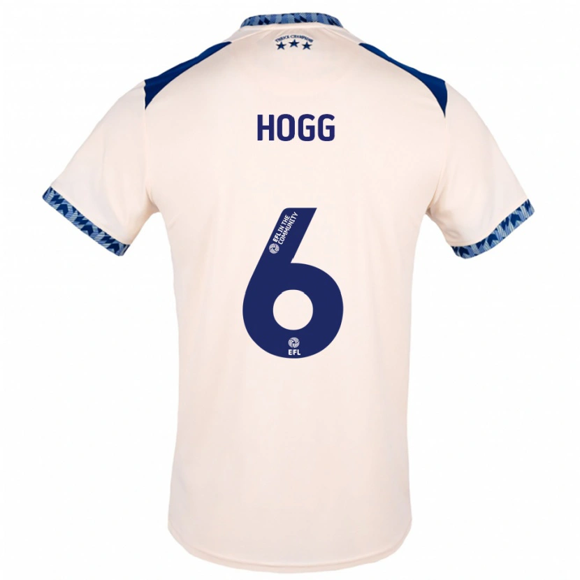 Danxen Herren Jonathan Hogg #6 Creme Marine Auswärtstrikot Trikot 2025/26 T-Shirt