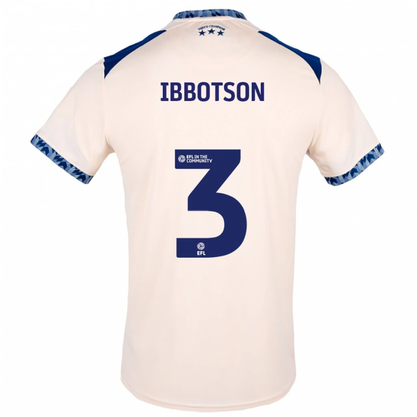 Danxen Herren Beth Ibbotson #3 Creme Marine Auswärtstrikot Trikot 2025/26 T-Shirt