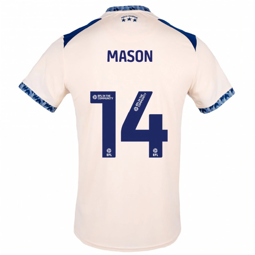 Danxen Herren Yasmin Mason #14 Creme Marine Auswärtstrikot Trikot 2025/26 T-Shirt