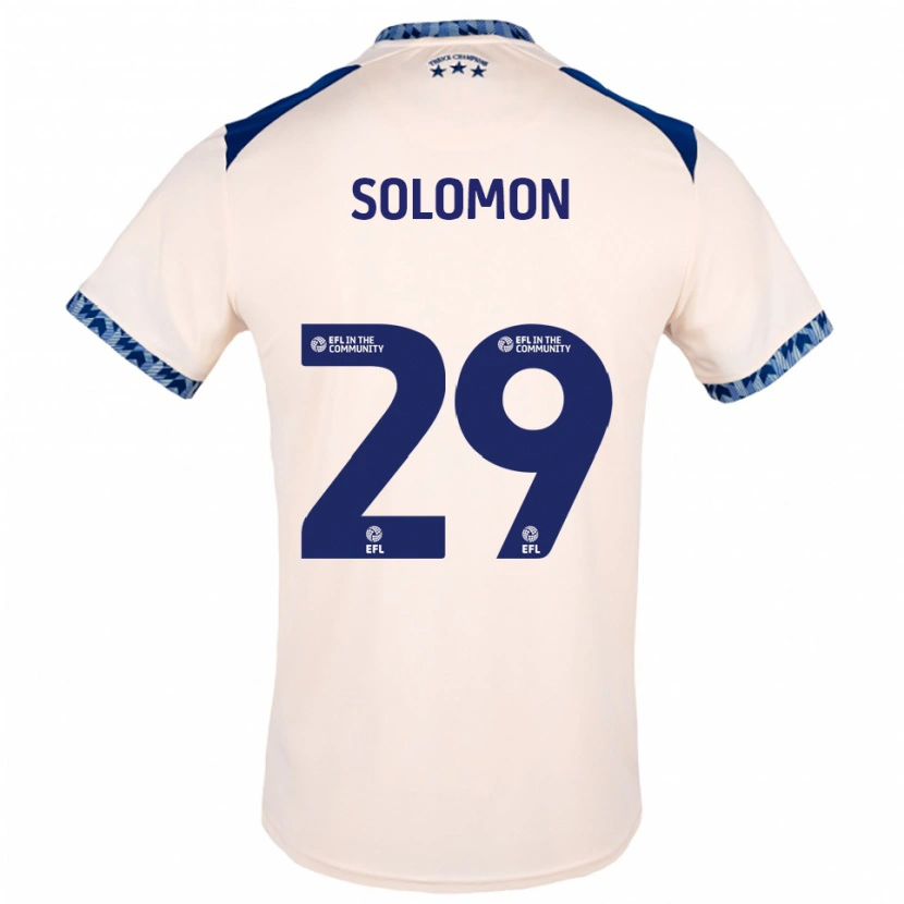 Danxen Herren Eko Solomon #29 Creme Marine Auswärtstrikot Trikot 2025/26 T-Shirt