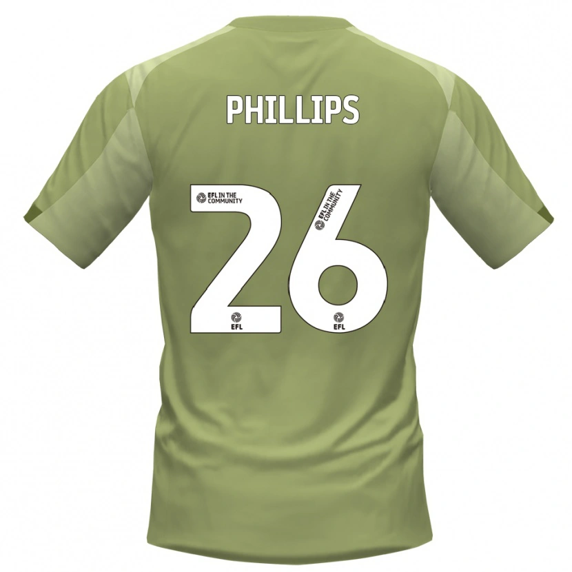 Danxen Herren Noah Phillips #26 Salbei Champagner Auswärtstrikot Trikot 2025/26 T-Shirt