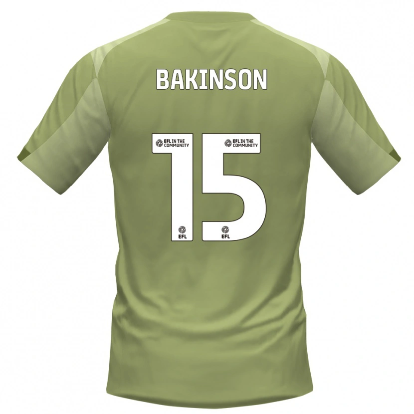 Danxen Herren Tyreeq Bakinson #15 Salbei Champagner Auswärtstrikot Trikot 2025/26 T-Shirt
