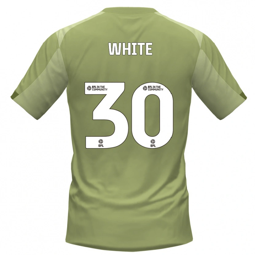 Danxen Herren Joe White #30 Salbei Champagner Auswärtstrikot Trikot 2025/26 T-Shirt