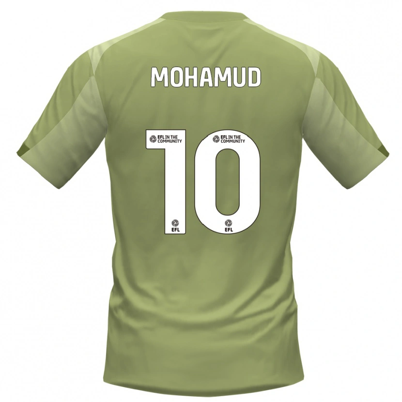 Danxen Herren Abdi Mohamud #10 Salbei Champagner Auswärtstrikot Trikot 2025/26 T-Shirt