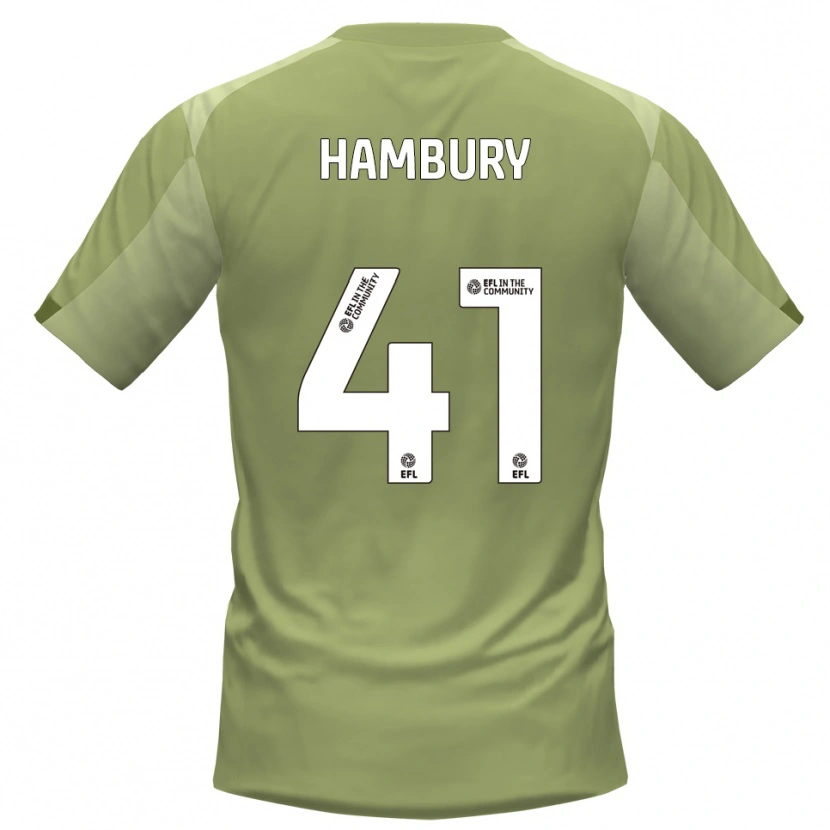 Danxen Herren Zack Hambury #41 Salbei Champagner Auswärtstrikot Trikot 2025/26 T-Shirt