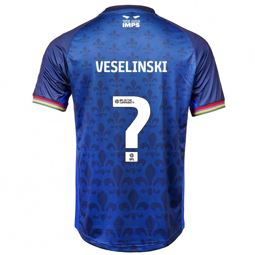 Danxen Herren Aleksandar Veselinski #0 Blau Marine Auswärtstrikot Trikot 2025/26 T-Shirt