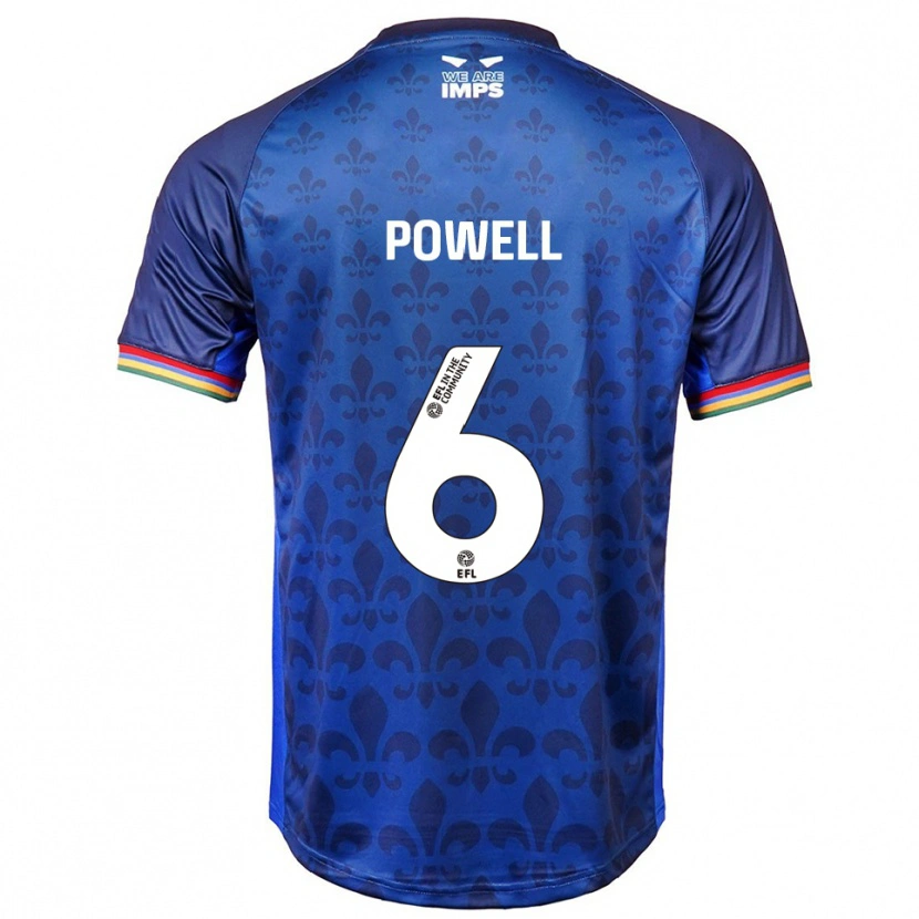 Danxen Herren Darryl Powell #6 Blau Marine Auswärtstrikot Trikot 2025/26 T-Shirt