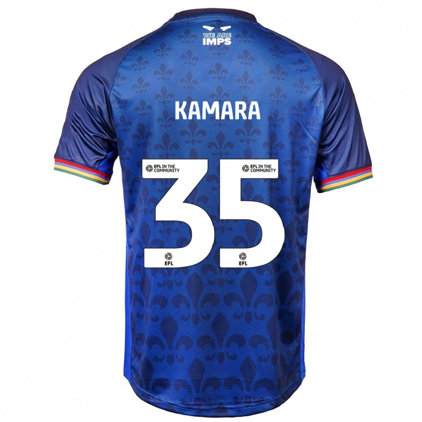 Danxen Herren Mj Kamara #35 Blau Marine Auswärtstrikot Trikot 2025/26 T-Shirt