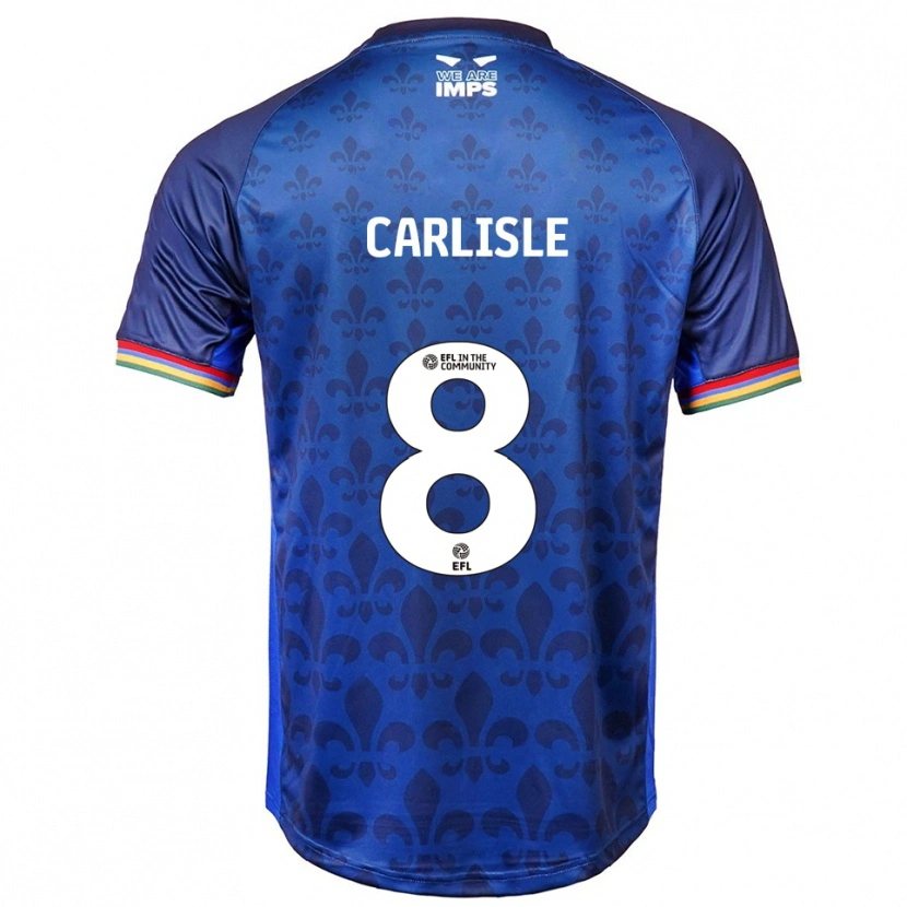 Danxen Herren Charlie Carlisle #8 Blau Marine Auswärtstrikot Trikot 2025/26 T-Shirt