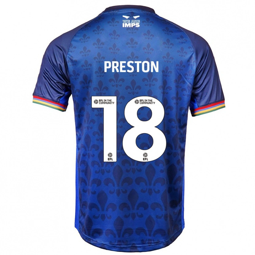 Danxen Herren Rory Preston #18 Blau Marine Auswärtstrikot Trikot 2025/26 T-Shirt