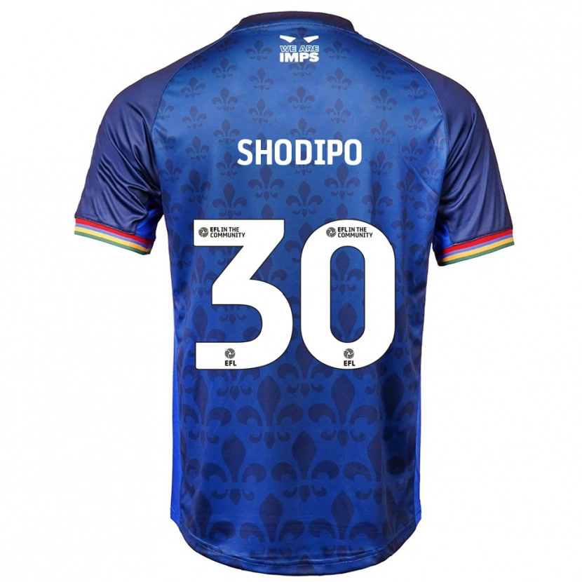 Danxen Herren Olamide Shodipo #30 Blau Marine Auswärtstrikot Trikot 2025/26 T-Shirt